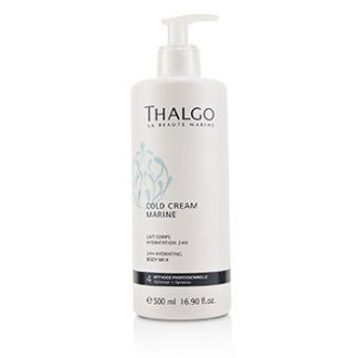 THALGO COLD CREAM MARINE 24H HYDRATING BODY MILK - FOR DRY, SENSITIVE SKIN (SALON SIZE)  500ML/16.90OZ