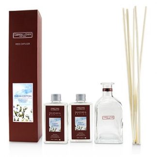 THE CANDLE COMPANY (CARROLL &AMP; CHAN) REED DIFFUSER - CLEAN COTTON  200ML/6.76OZ