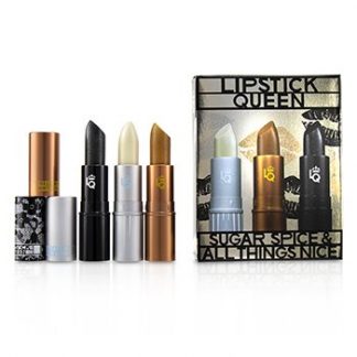 LIPSTICK QUEEN SUGAR SPICE &AMP; ALL THINGS NICE LIPSTICK SET : (1X ICE QUEEN, 1X QUEEN BEE, 1X BLACK LACE RABBIT)  3X3.5G/0.12OZ