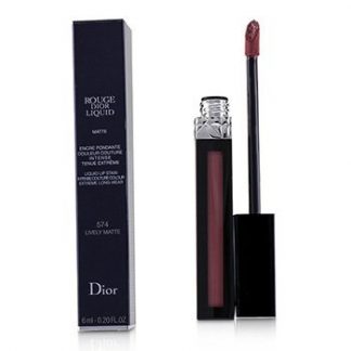 CHRISTIAN DIOR ROUGE DIOR LIQUID LIP STAIN - # 574 LIVELY MATTE (DUSTY PINK)  6ML/0.2OZ