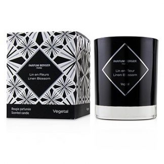 LAMPE BERGER GRAPHIC CANDLE - LINEN BLOSSOM  210G/7.4OZ