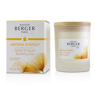 LAMPE BERGER SCENTED CANDLE - AROMA ENERGY (CITRUS PARADISI)  180G/6.3OZ