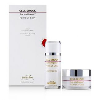 SWISSLINE CELL SHOCK AGE INTELLIGENCE PERFECT SKIN 1 MONTH YOUTH-TREATMENT  45ML+60PADS