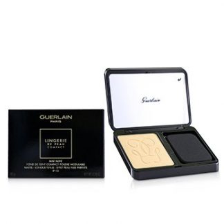 GUERLAIN LINGERIE DE PEAU MAT ALIVE BUILDABLE COMPACT POWDER FOUNDATION SPF 15 - # 03W NATURAL WARM  8.5G/0.29OZ