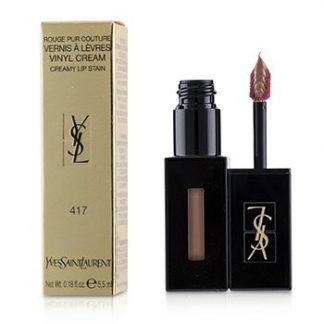 YVES SAINT LAURENT ROUGE PUR COUTURE VERNIS A LEVRES VINYL CREAM CREAMY STAIN - # 417 BEIGE BOUNCE  5.5ML/0.18OZ