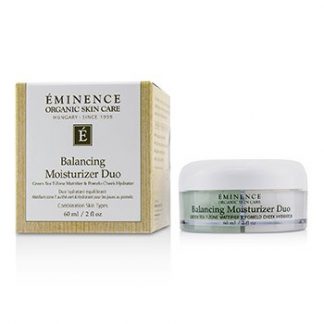 EMINENCE BALANCING MOISTURIZER DUO: GREEN TEA T-ZONE MATTIFIER &AMP; POMELO CHEEK HYDRATOR - FOR COMBINATION SKIN TYPES  60ML/2OZ