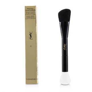 YVES SAINT LAURENT PINCEAU CONTOURING DOUBLE ENDED POWDER BRUSH (SCULPT &AMP; HIGHLIGHT) 6  -