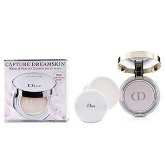 CHRISTIAN DIOR CAPTURE DREAMSKIN MOIST &AMP; PERFECT CUSHION SPF 50 WITH EXTRA REFILL - # 000  2X15G/0.5OZ