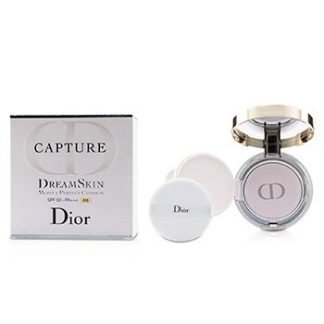 CHRISTIAN DIOR CAPTURE DREAMSKIN MOIST &AMP; PERFECT CUSHION SPF 50 WITH EXTRA REFILL - # 010 (IVORY)  2X15G/0.5OZ