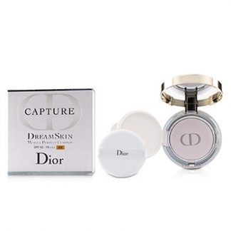 CHRISTIAN DIOR CAPTURE DREAMSKIN MOIST &AMP; PERFECT CUSHION SPF 50 WITH EXTRA REFILL - # 025 (SOFT BEIGE)  2X15G/0.5OZ