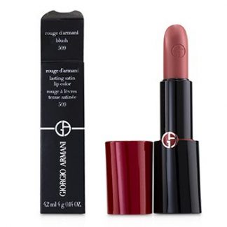 GIORGIO ARMANI ROUGE D'ARMANI LASTING SATIN LIP COLOR - # 509 BLUSH (BOX SLIGHTLY DAMAGED)  4G/0.14OZ