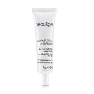 DECLEOR HYDRA FLORAL EVERFRESH HYDRATING WIDE-OPEN EYE GEL - SALON SIZE  30ML/1OZ