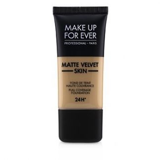 MAKE UP FOR EVER MATTE VELVET SKIN FULL COVERAGE FOUNDATION - # R370 (MEDIUM BEIGE)  30ML/1OZ