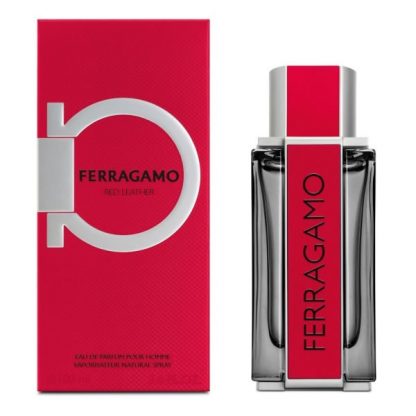 Salvatore Ferragamo Red Leather Edp For Men