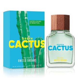Benetton United Dreams Green Cactus Edt For Men